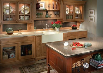 Кухни. Изделия из искусственного камня.